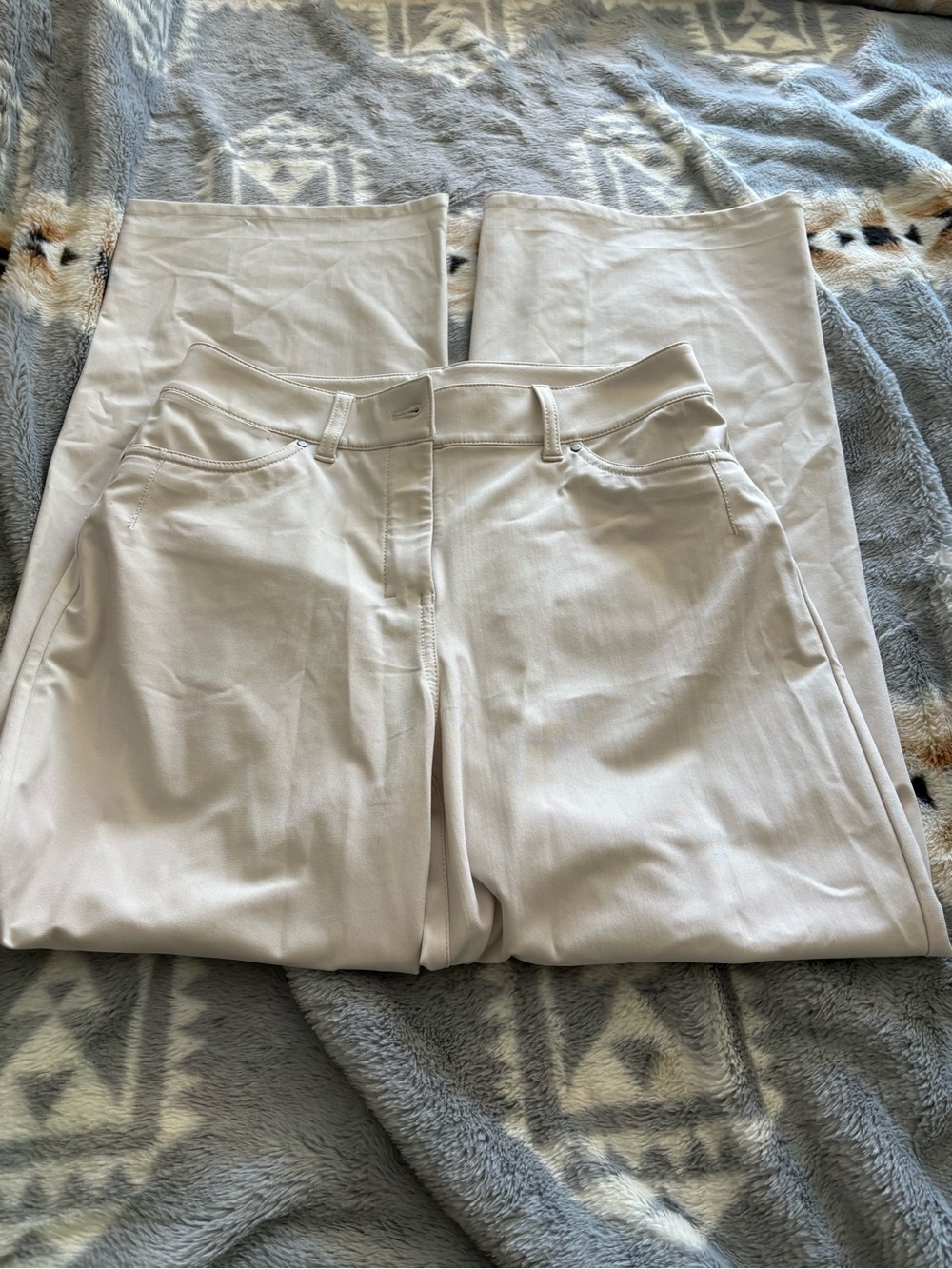 lululemon athletica Cream Boot-Cut Pants